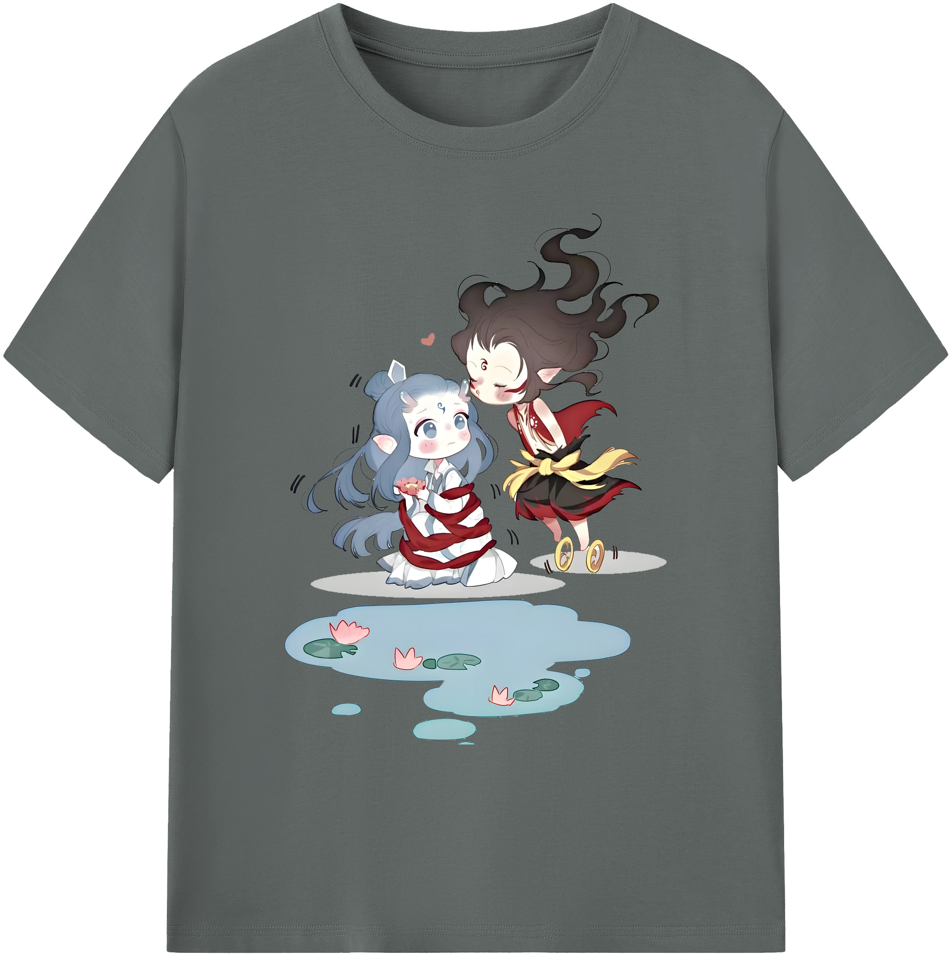 （画像用） Ne Zha 2 ナタ 魔童の大暴れ 綿100％ メンズ半袖Tシャツ｜肌触りやわらか＆通気性